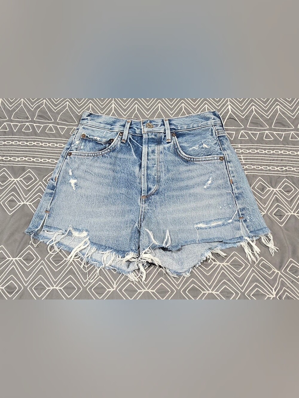 Agolde Jaden High Rise Cutoff Shorts Size 24